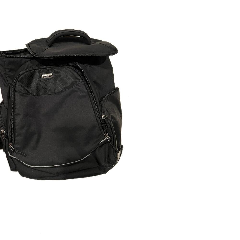Trunab Black Top Loading Backpack